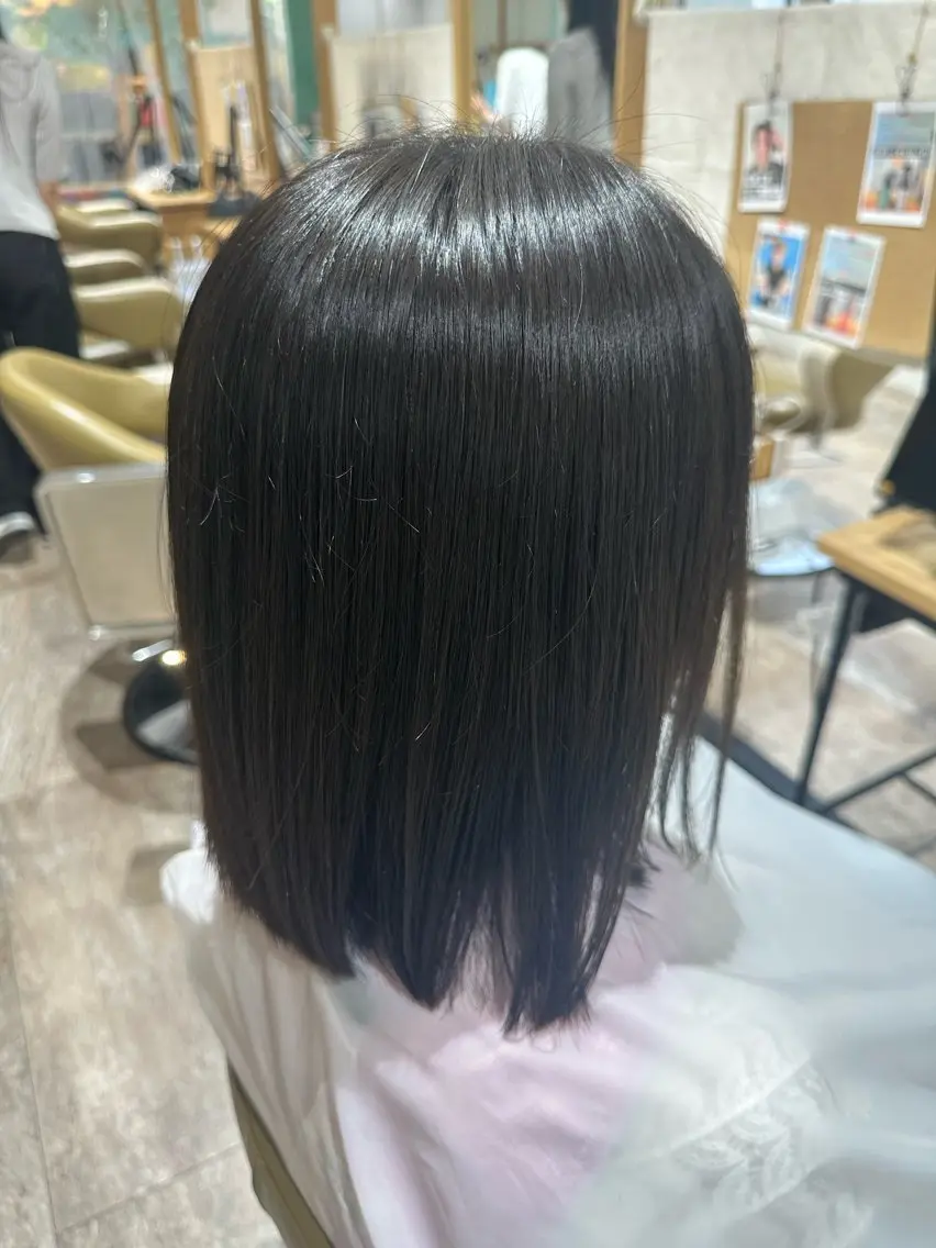 カラー ベージュカラー オリーブベージュ ヘアカラー ＠RICH Ryokaのヘアスタイル