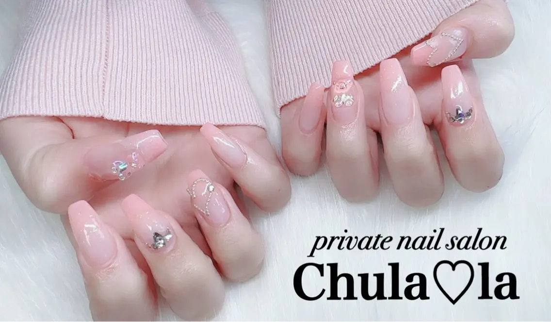 ネイル 持ち込み ハンドネイル Chula♡la 豊見城市高安のネイルデザイン