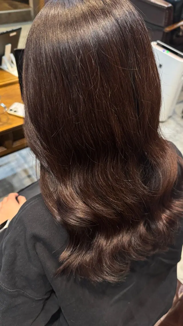 カット+ブリーチなしダブルカラー+Flowdia Moreトリートメント✨最終受付17:00の写真