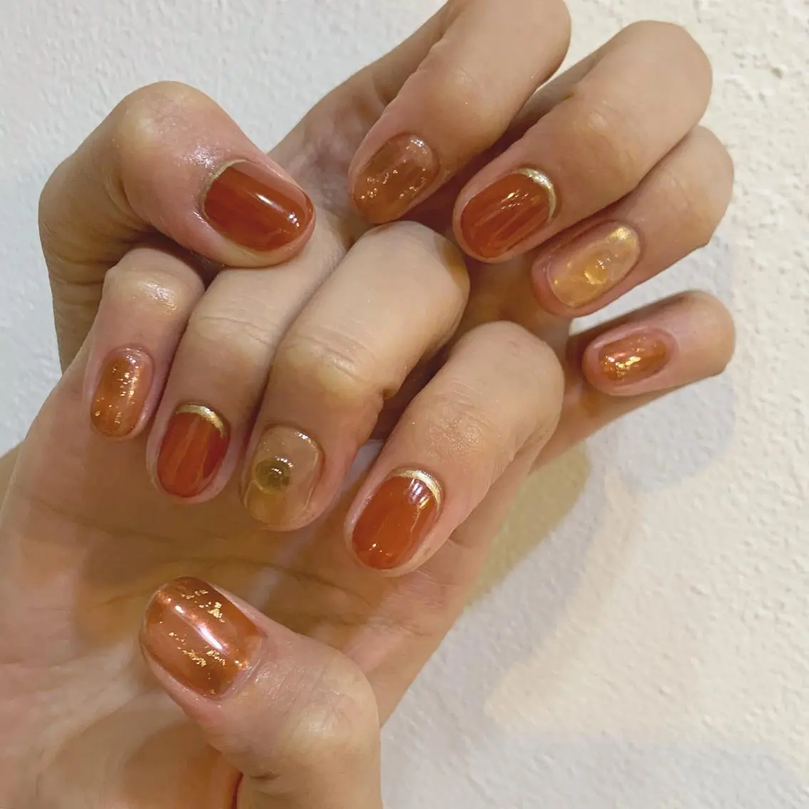 ネイル ハンドネイル 新宿ニュアンスネイル makotoのネイルデザイン