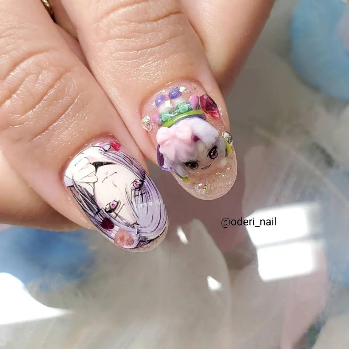 ネイル アートネイル ジェルネイル おで@ oderi_nailのネイルデザイン