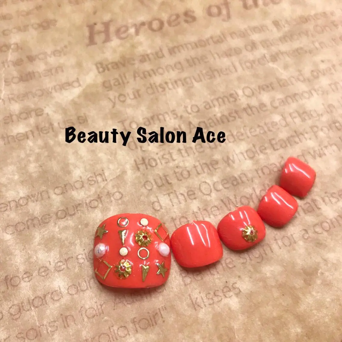 ネイル フットネイル 池袋フィルイン Ace♡Nailのネイルデザイン