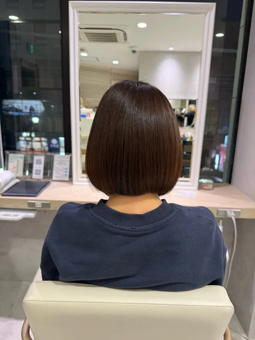 ミディアム カット トリートメント 美髪⭐︎髪質改善 井上 康司のヘアスタイル