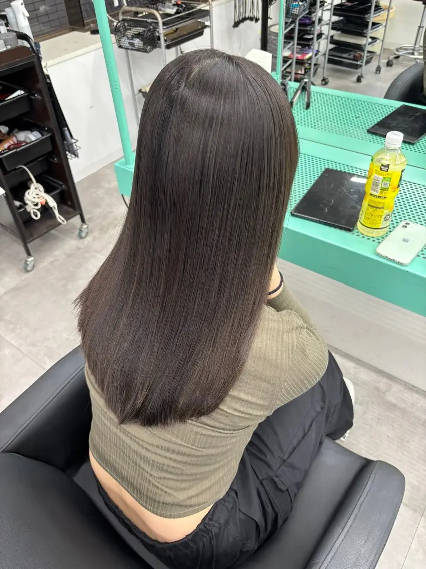 【ボンディングケア】プレックス縮毛矯正+カット+艶TRの写真