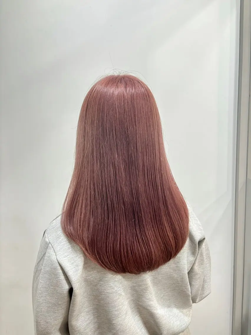 ロング カラー ヘアカラー たなか もえなのヘアスタイル