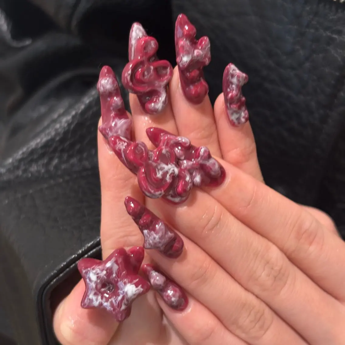 ネイル ジェルネイル ハンドネイル 🐬Cxxu° Nail✝️のネイルデザイン