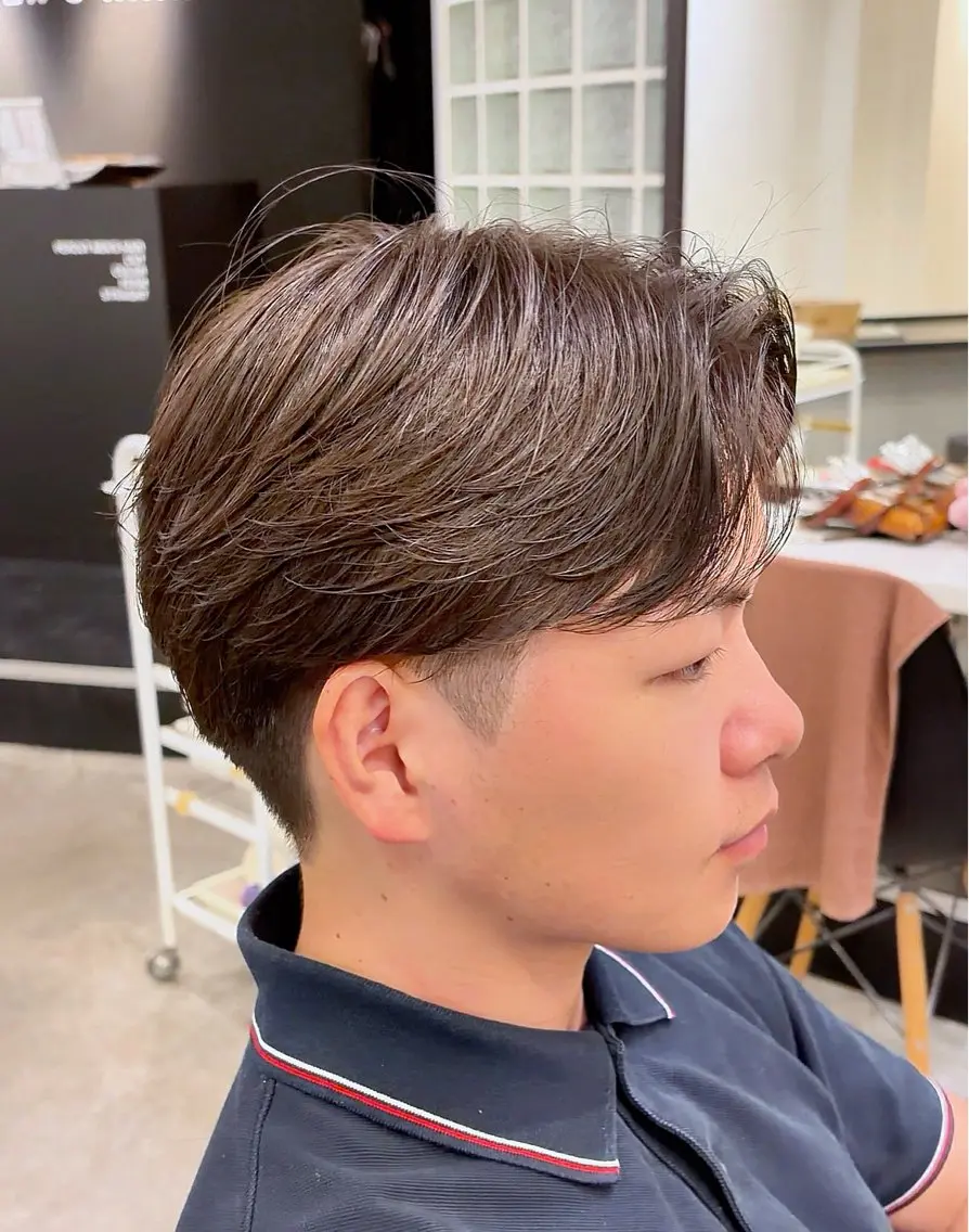 メンズ センターパート メンズ特化🍀田上 一颯/PERCUTのヘアスタイル