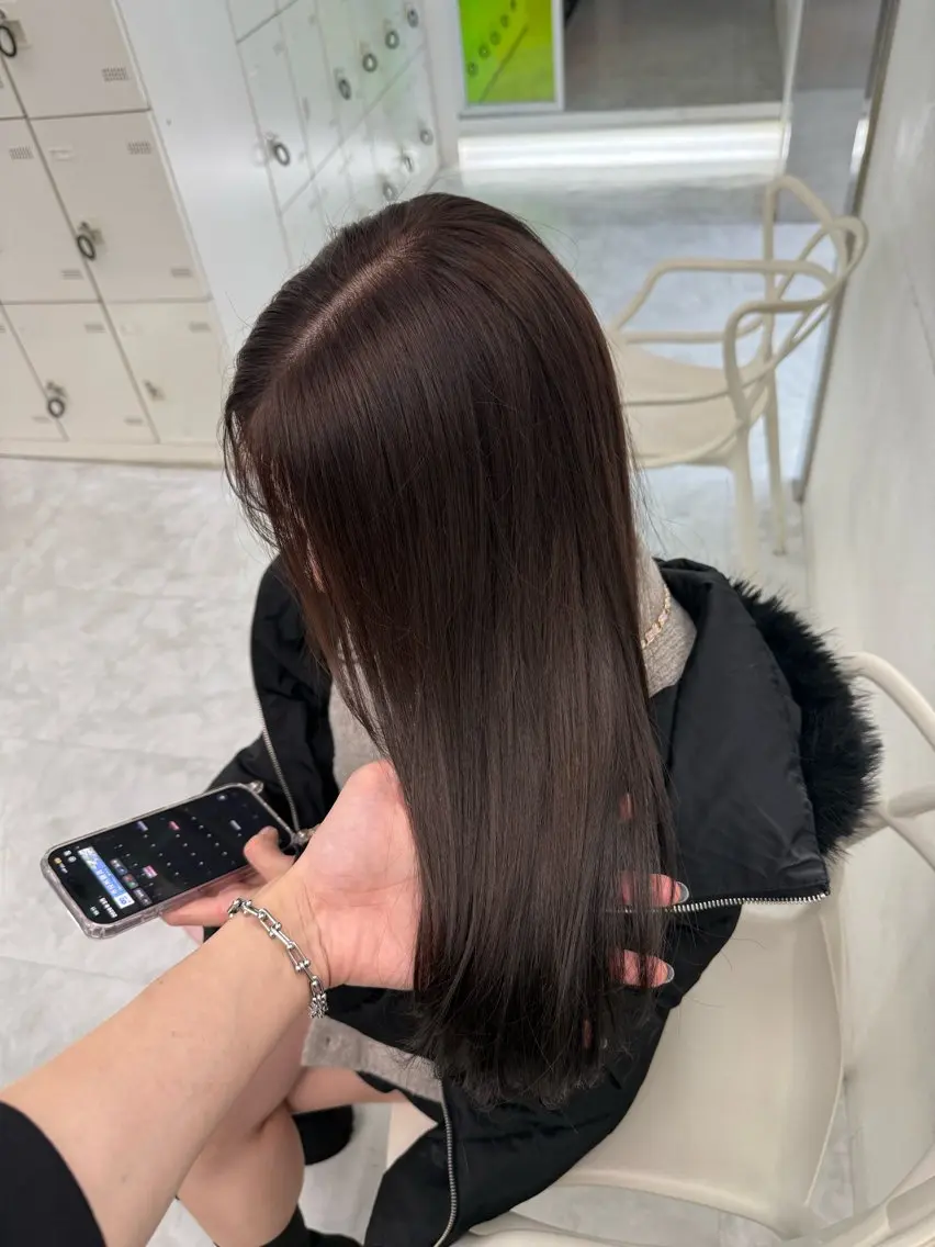 ロング カラー ヘアカラー トリートメント 中韓レイヤー/ ブラウン🤎はやとのヘアスタイル