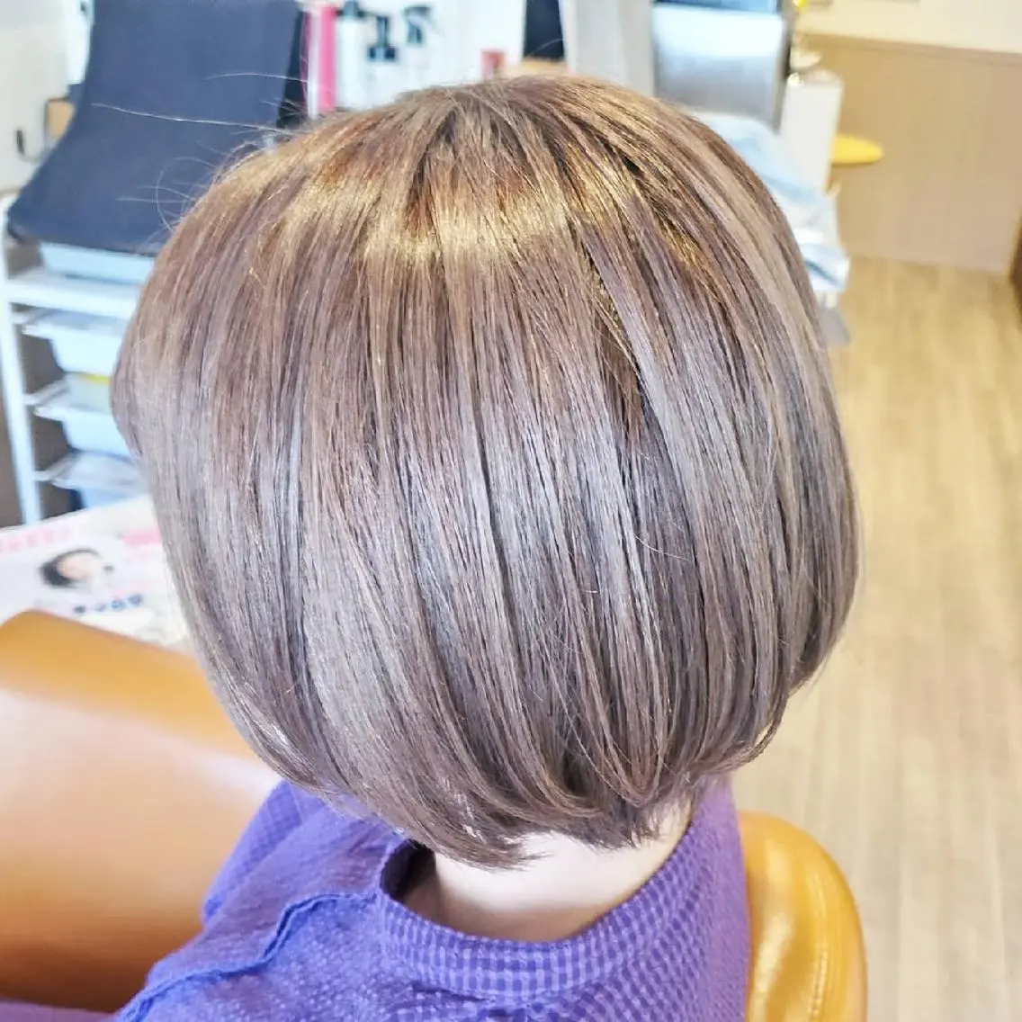 ショート カラー アディクシーカラー ブリーチ イルミナカラー 外国人風カラー トリートメント カット ヘアカラー トリートメント spa hair ark 富井直美のヘアスタイル