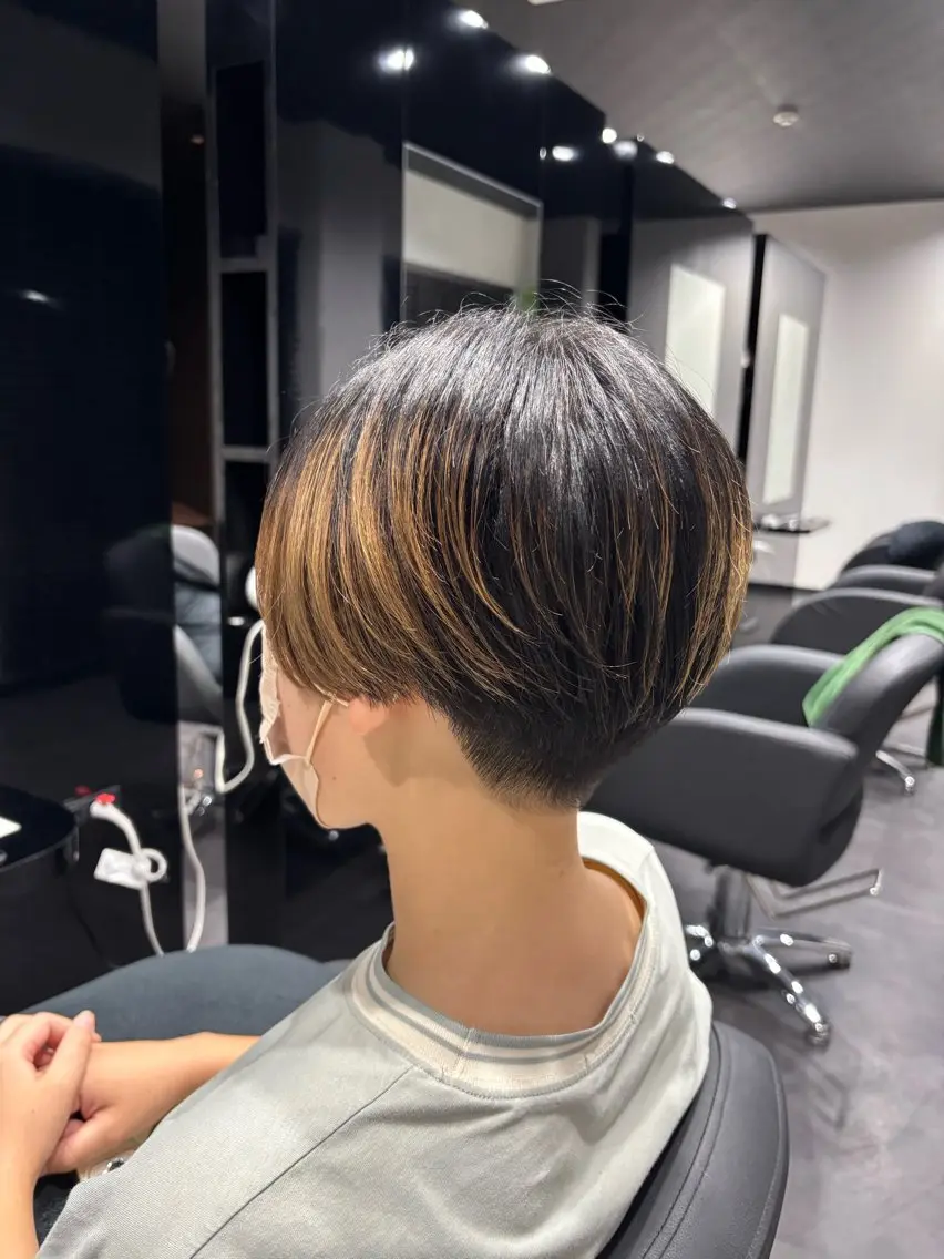 ショート ショートヘア 福島 菜摘のヘアスタイル