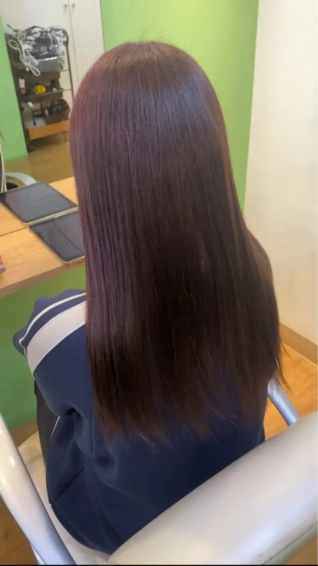 ロング カラー ヘアアレンジ ブラウンカラー ピンクカラー ピンクブラウン 20代〜40代 大塚🌱松原大将のヘアスタイル