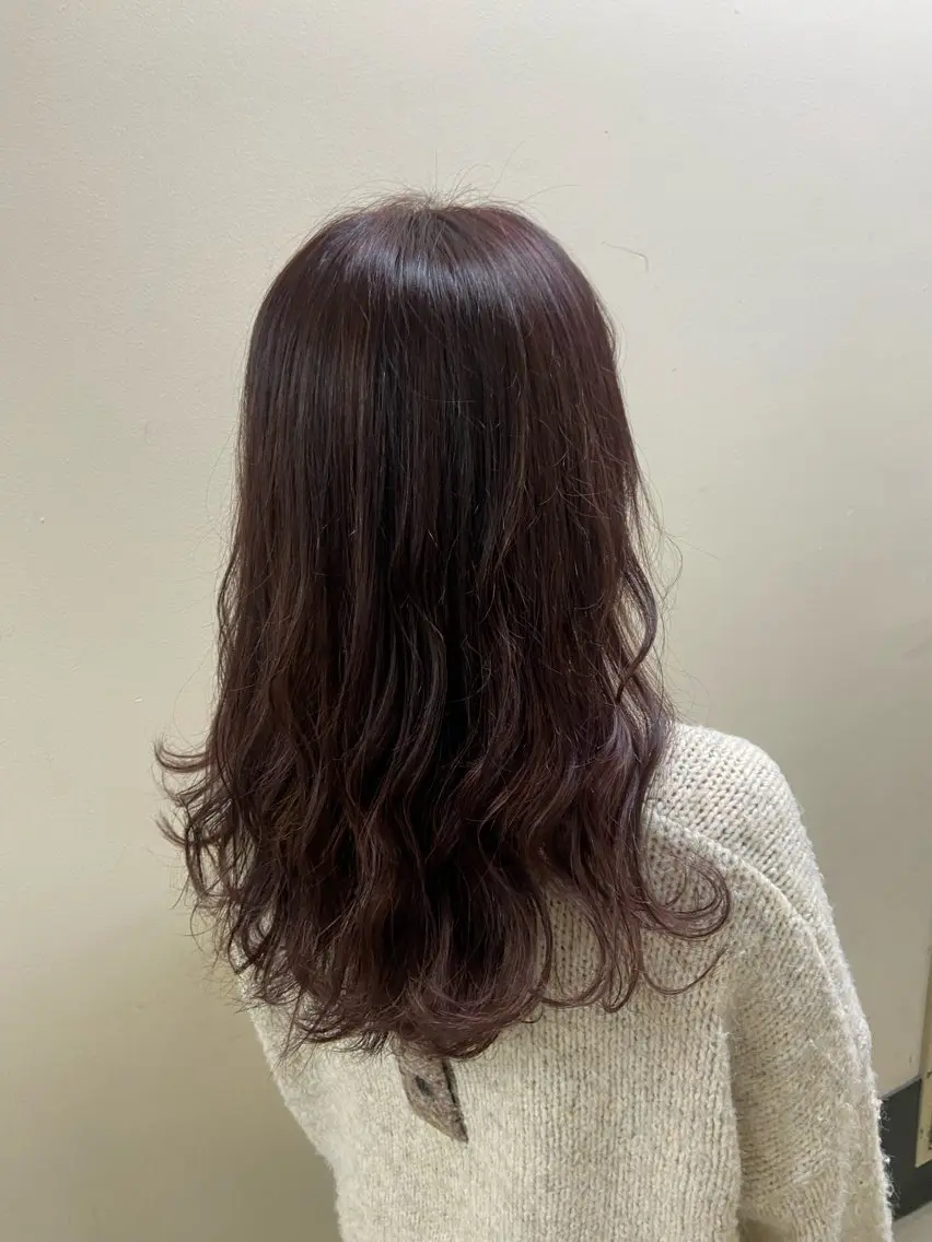 カラー ハイライトカラー ピンクカラー sato harunaのヘアスタイル