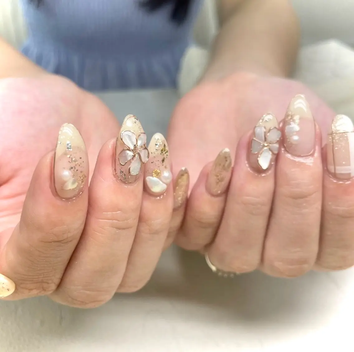 ネイル ハンドネイル Bianca🎀 ONODERAのネイルデザイン