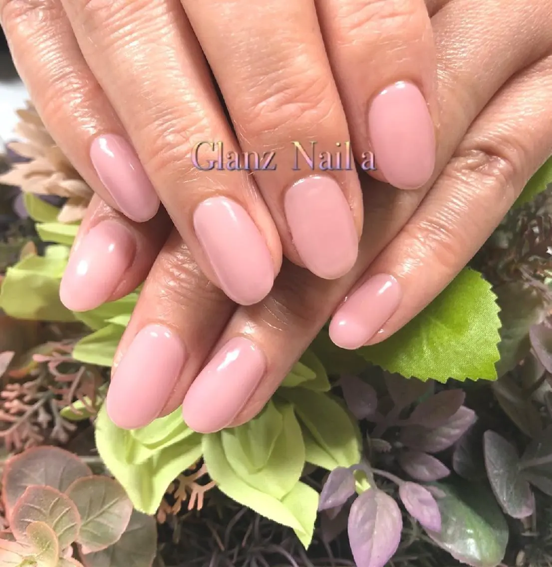 ネイル ワンカラーネイル Glanz  Nail aのネイルデザイン