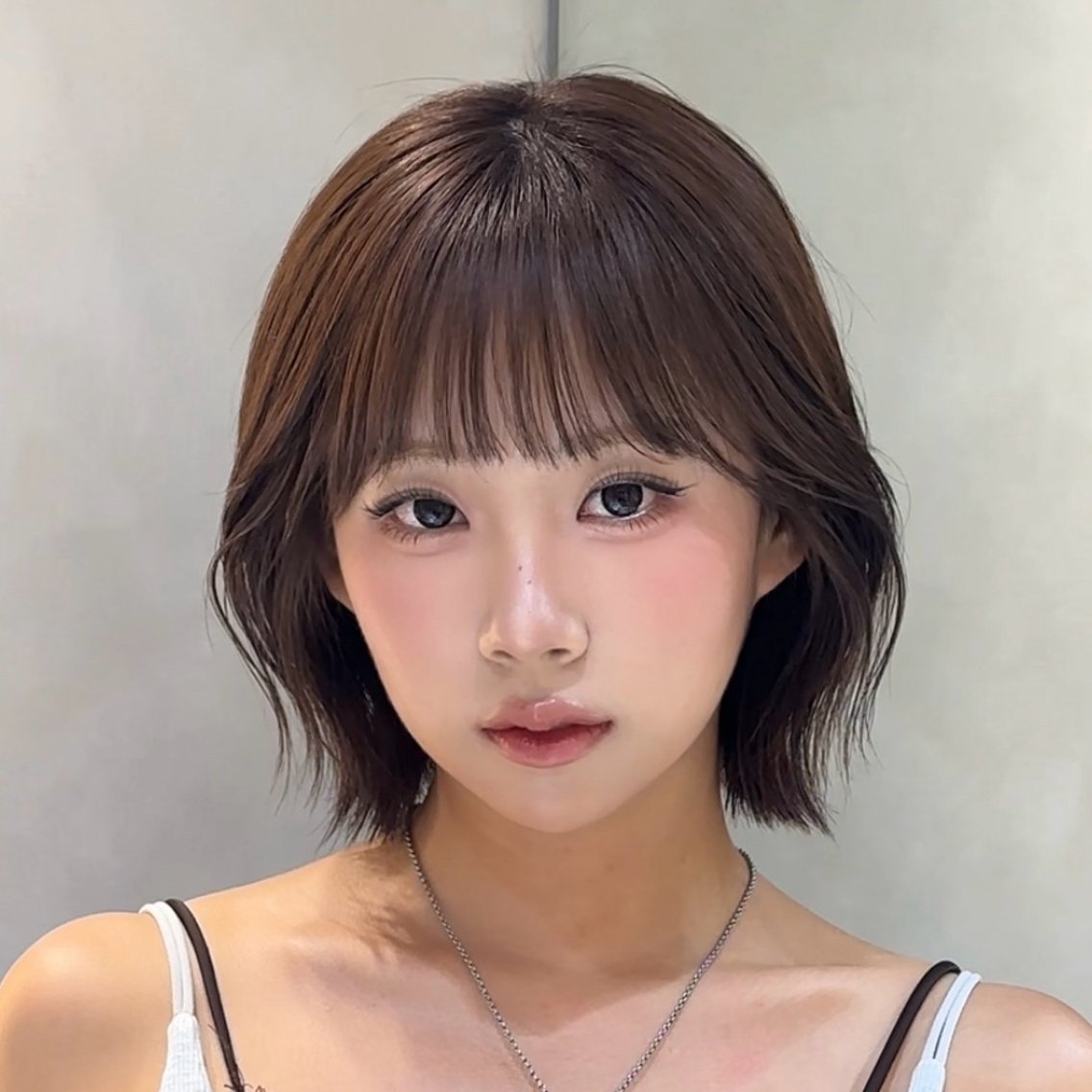 ショート カット ヘアカラー トリートメント 原宿/似合わせボブ/ レイヤー/ボブ/優希のヘアスタイル