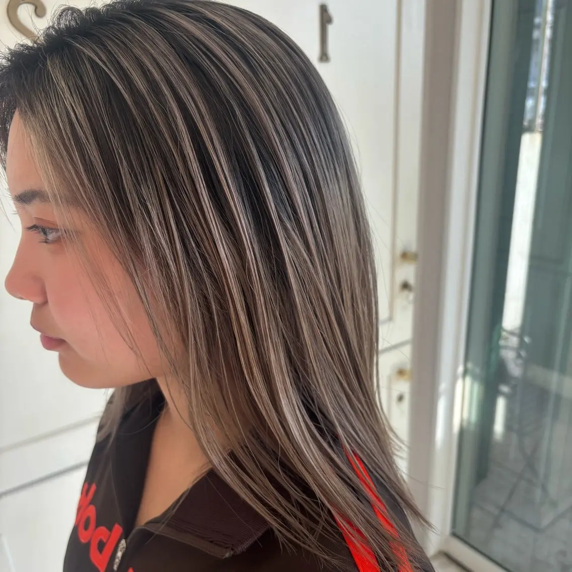 カラー バレイヤージュ 村瀬 美来のヘアスタイル