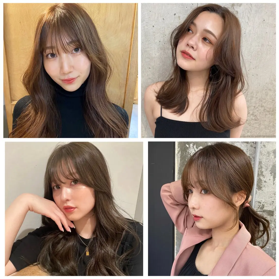 セミロング カラー カット ヘアカラー トリートメント Pia/KIRIA /福岡美容室のヘアスタイル