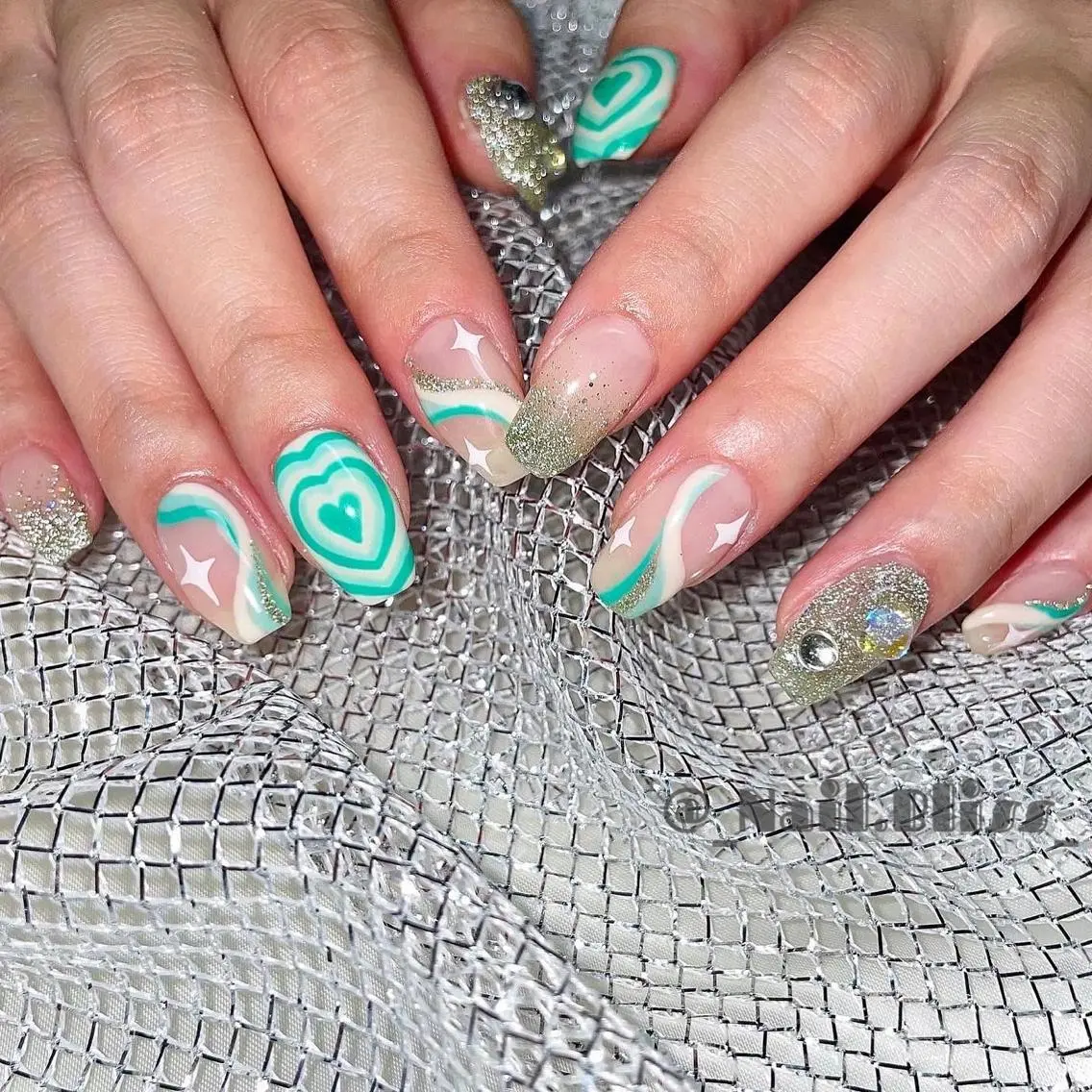 ネイル フラッシュネイル ハンドネイル NAIL BLISSのネイルデザイン
