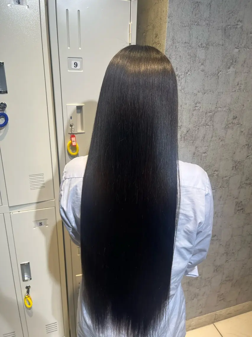ロング カラー ヘアカラー トリートメント ✨髪質改善カラー✨ ななみのヘアスタイル