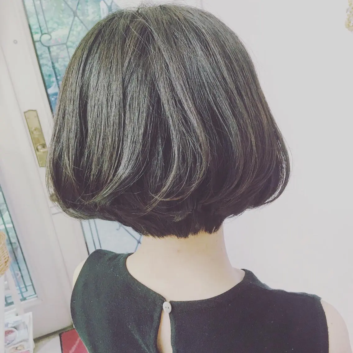 ミディアム ボブ 阿出川 雅也のヘアスタイル