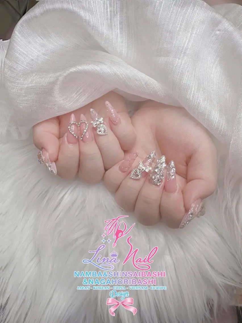 ネイル 持ち込み ハンドネイル Linanail Nambaのネイルデザイン