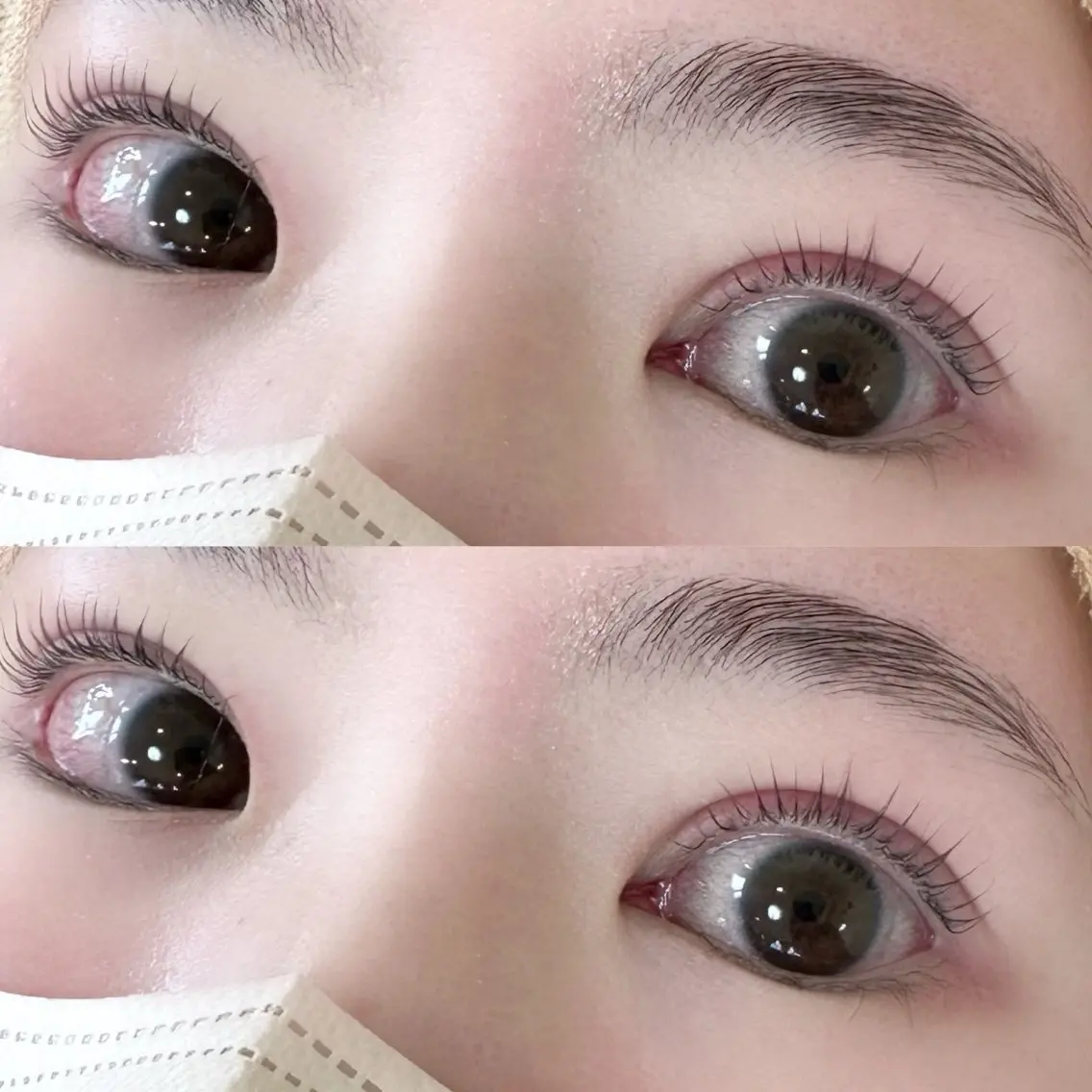 マツエク・マツパ ケラチンラッシュリフト ナチュラル 一重×まつ毛パーマ マツパ 井林 悠のマツエク・マツパデザイン