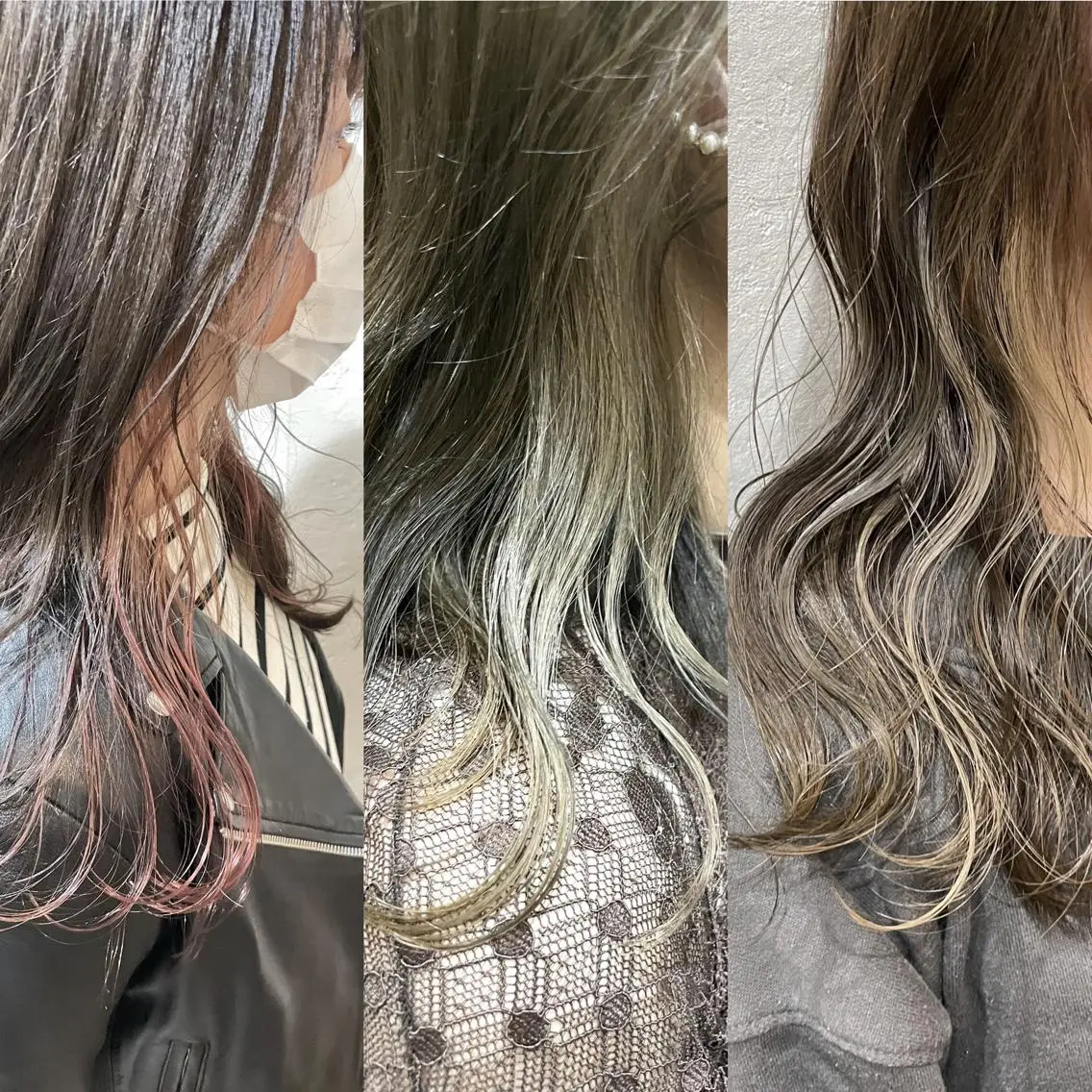 セミロング カラー 梅田美容室 高山アヤのヘアスタイル