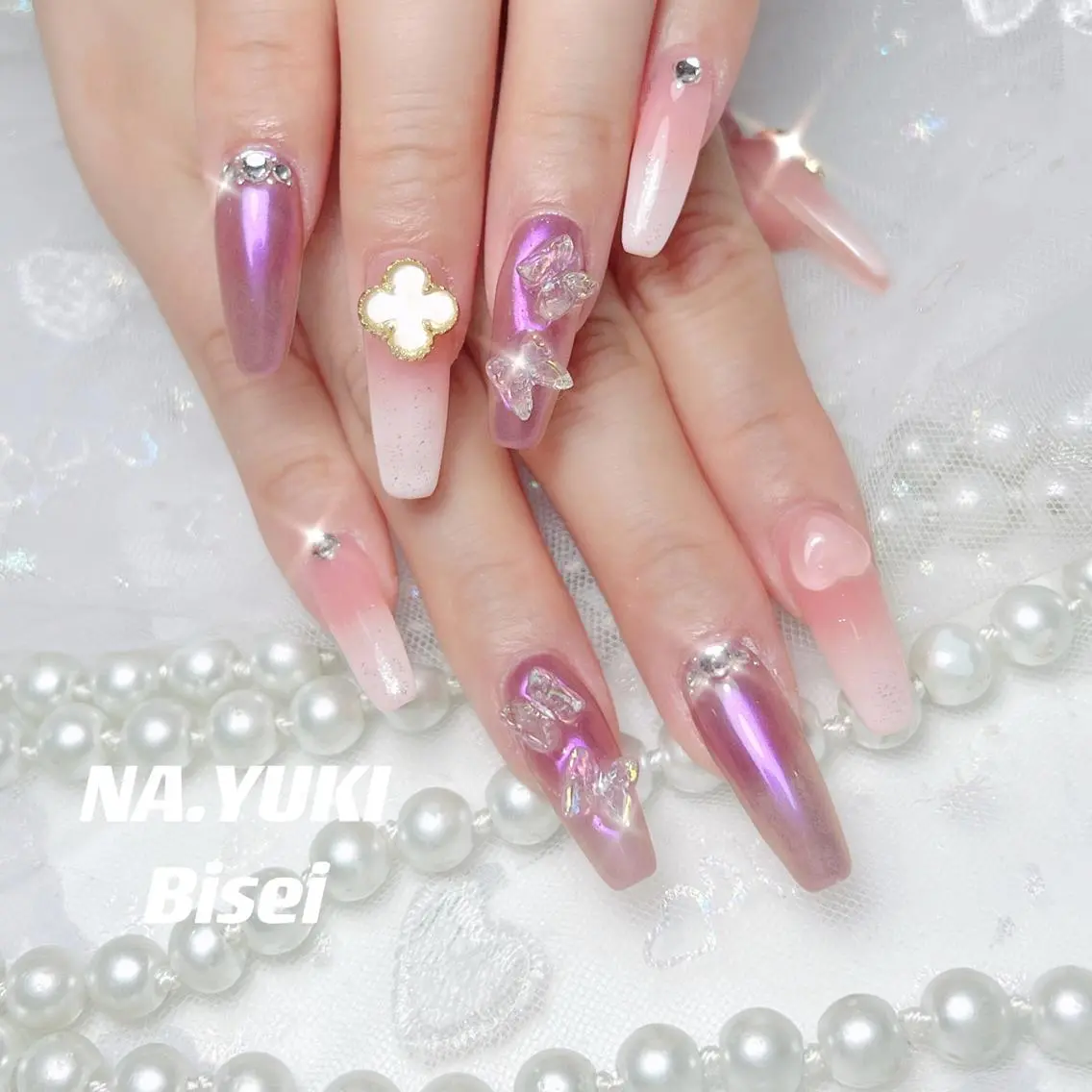 ネイル ハンドネイル ハンドケア YUKI 💗 渋谷店のネイルデザイン