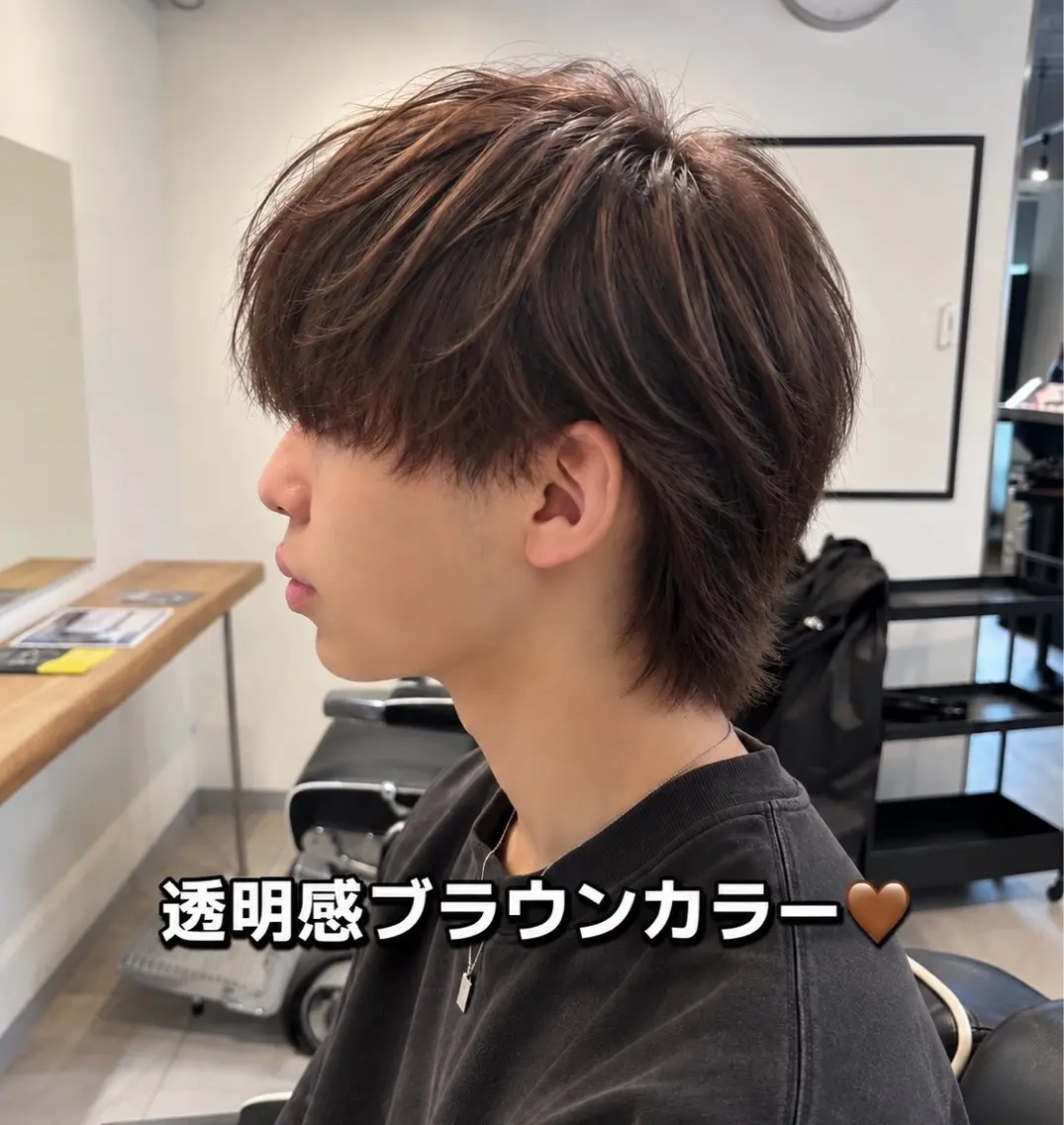 ショート レイヤーカット ヘアカラー 🦖櫂斗🦖／ 大宮／透明感カラーのヘアスタイル