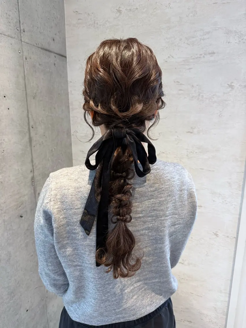 ヘアアレンジ はやしほのか｜ ヘアセット×カラーのヘアスタイル