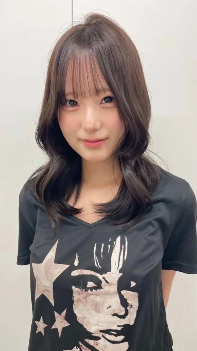 ミディアム カラー sakura / 透明感colorのヘアスタイル