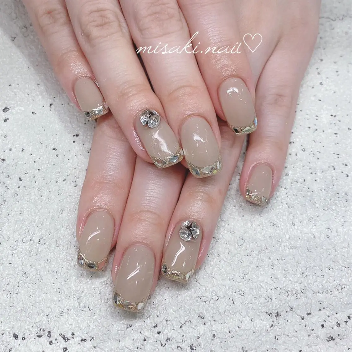 ネイル 韓国ネイル ワンホンネイル ハンドネイル nailsalon miinailsのネイルデザイン