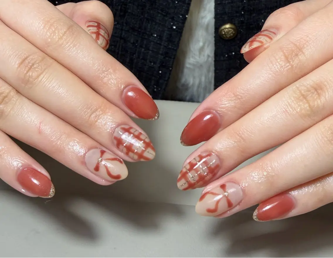 ネイル ハンドネイル ハンドケア 🍑 momo_nailのネイルデザイン