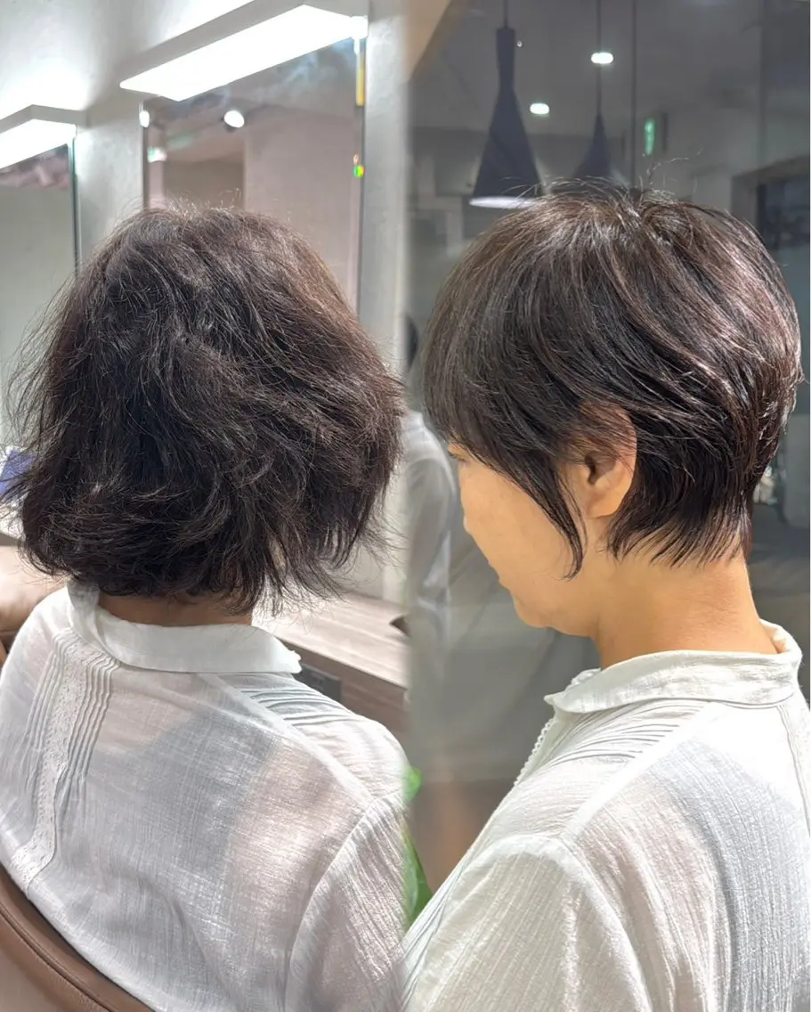 ショート 佐藤優晟/カラー/ 癖毛ショート/表参道のヘアスタイル