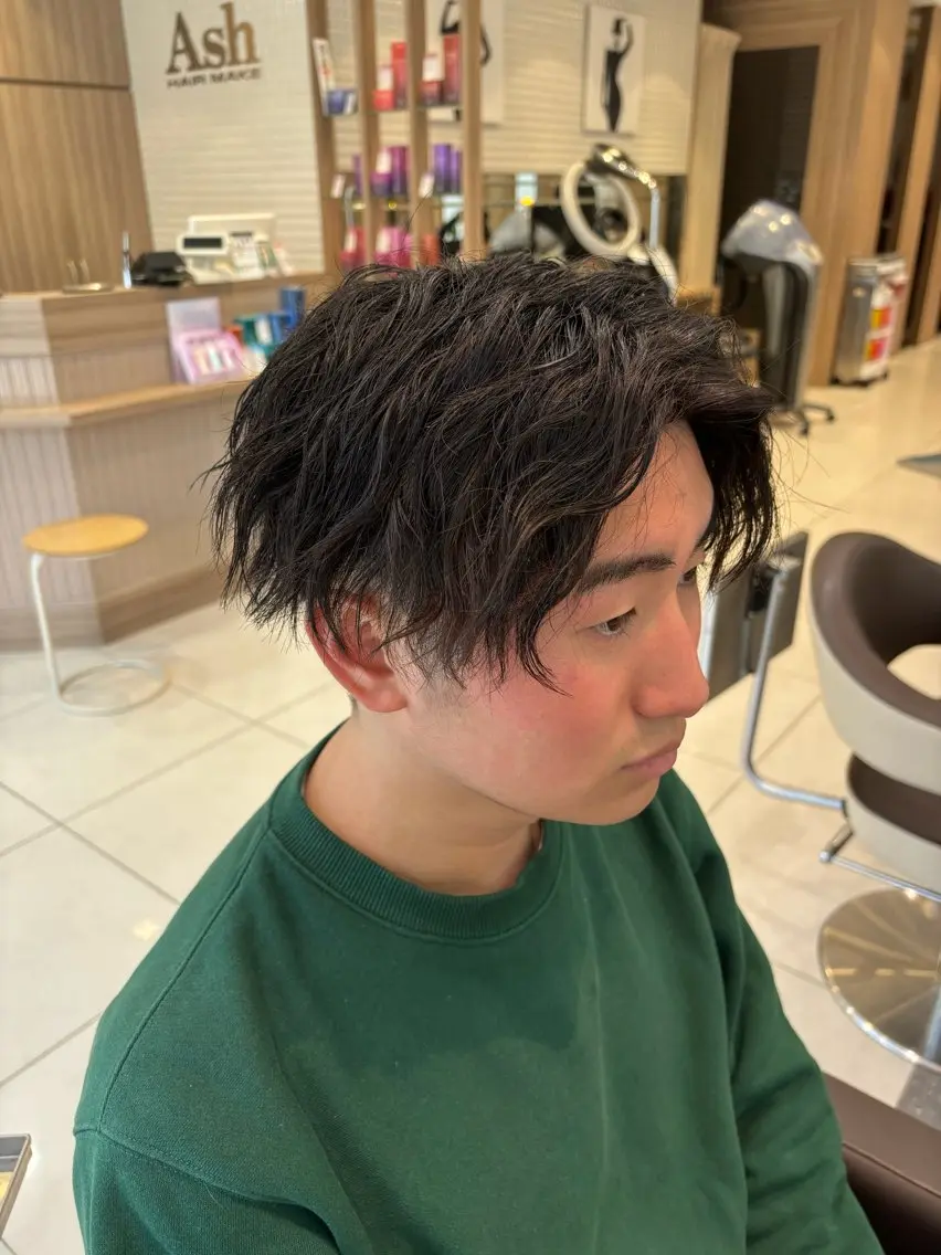 パーマ メンズ メンズパーマ ツイストスパイラルパーマ スパイラルパーマ カルマ・ニュアンス/ 縮毛/レイヤーaoiのヘアスタイル
