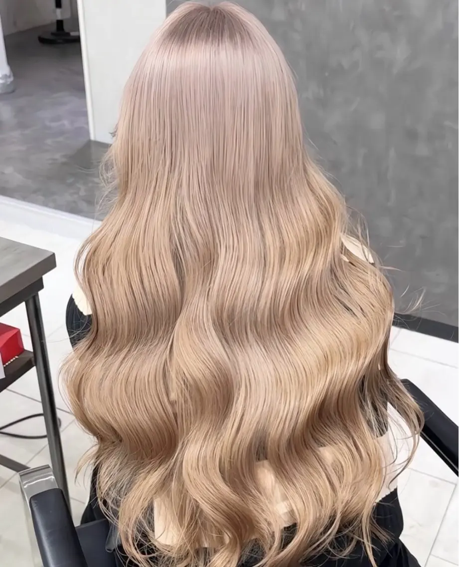 ロング カラー カット ヘアカラー トリートメント ayano♡ /心斎橋/ハイトーンのヘアスタイル