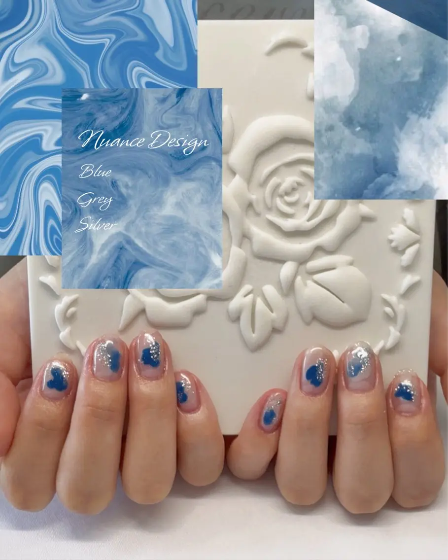 【オフなし 時短ネイル】️🦋30分メニュー ¥4,400の写真