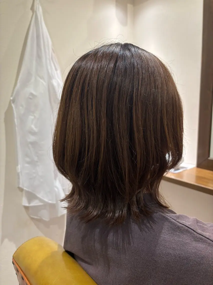 カラー カット ヘアカラー 脇坂 歩夢のヘアスタイル