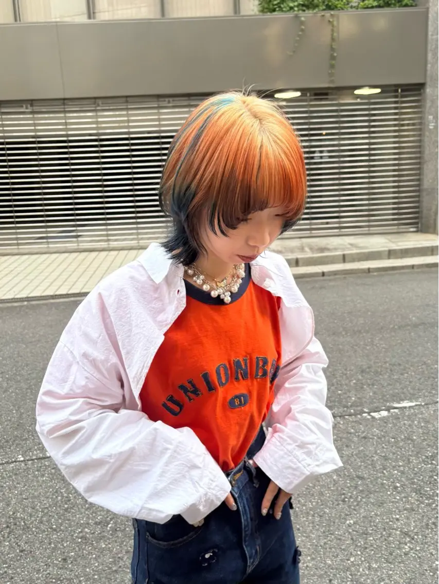 ショート カラー 吉野 新菜のヘアスタイル
