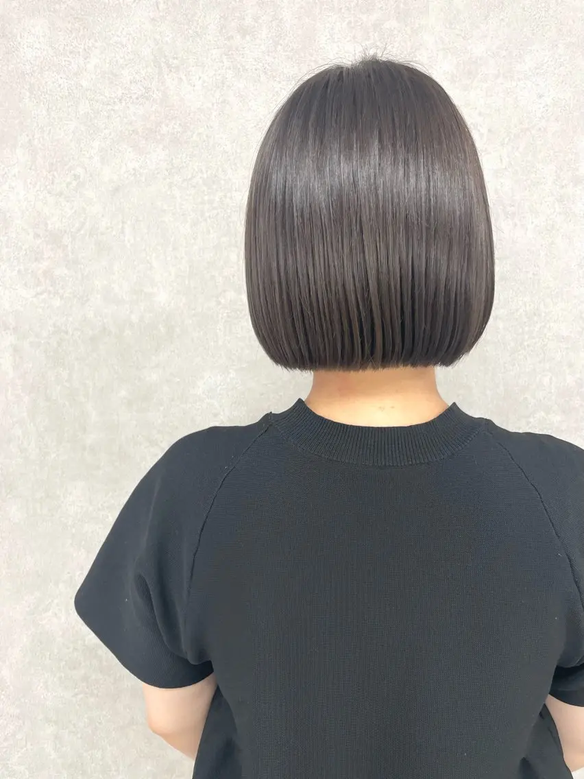 ミディアム ボブ 一戸 亮祐のヘアスタイル