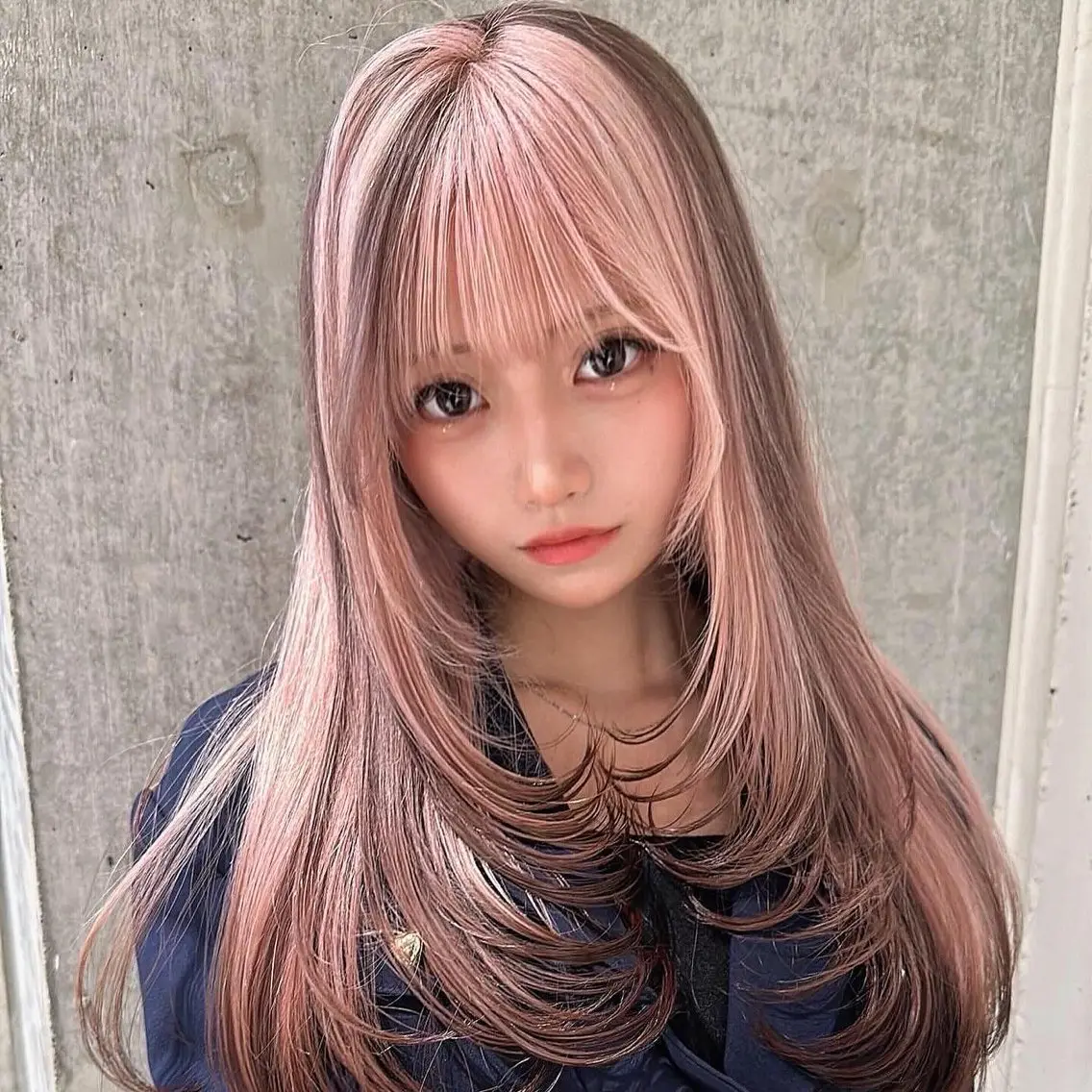 ロング カラー 名古屋ハイトーン/ 🐶ブリーチ専門店のヘアスタイル