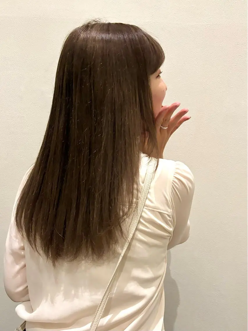 ロング カラー ヘアカラー 優子/ 似合わせカットカラーのヘアスタイル
