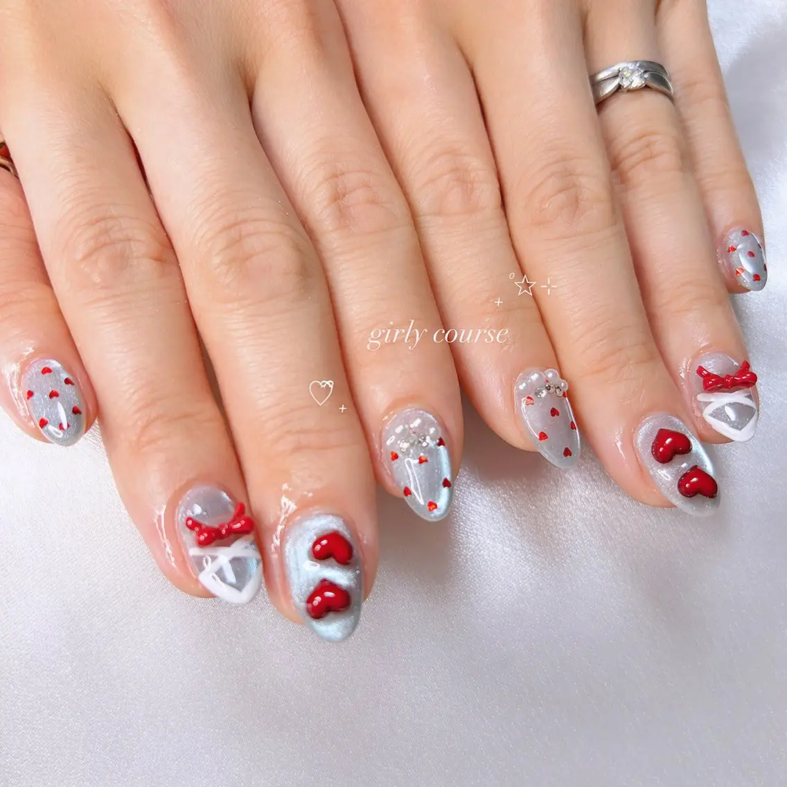 セミロング ハンドネイル soin.nail aiのネイルデザイン