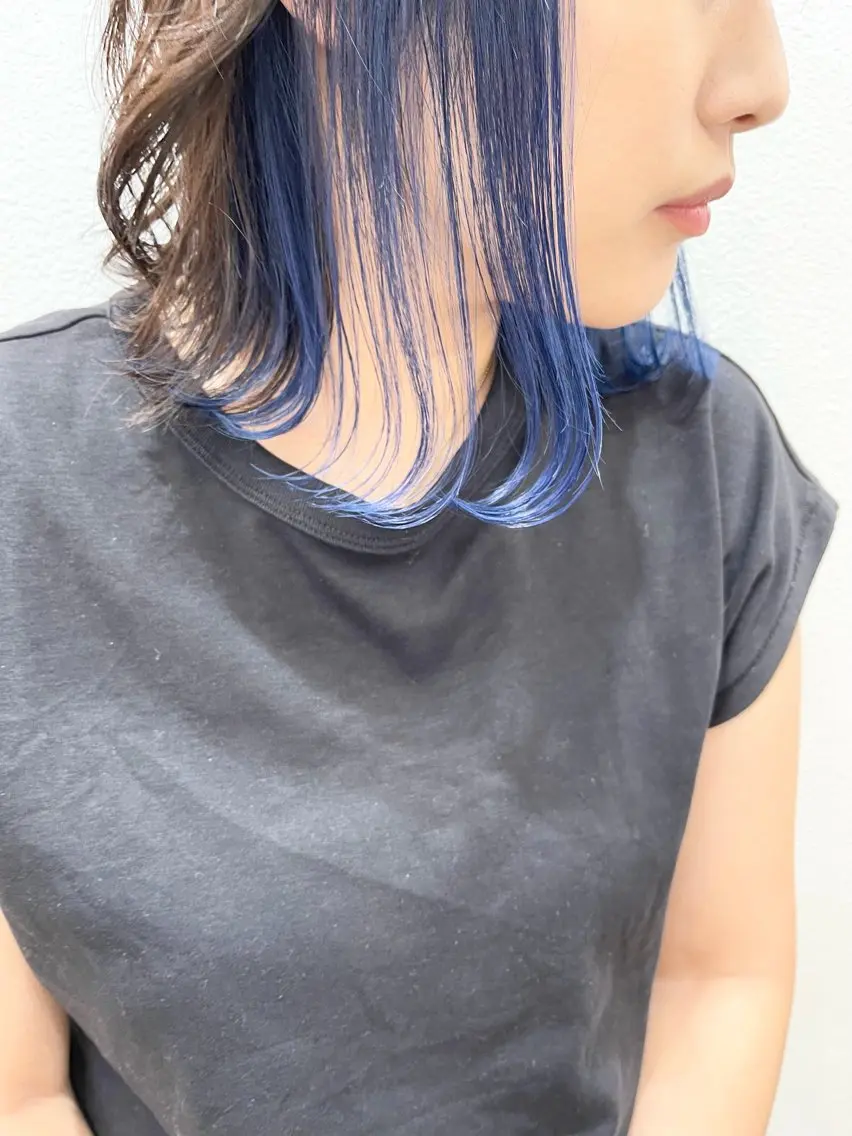 カラー ンジハ えみのヘアスタイル