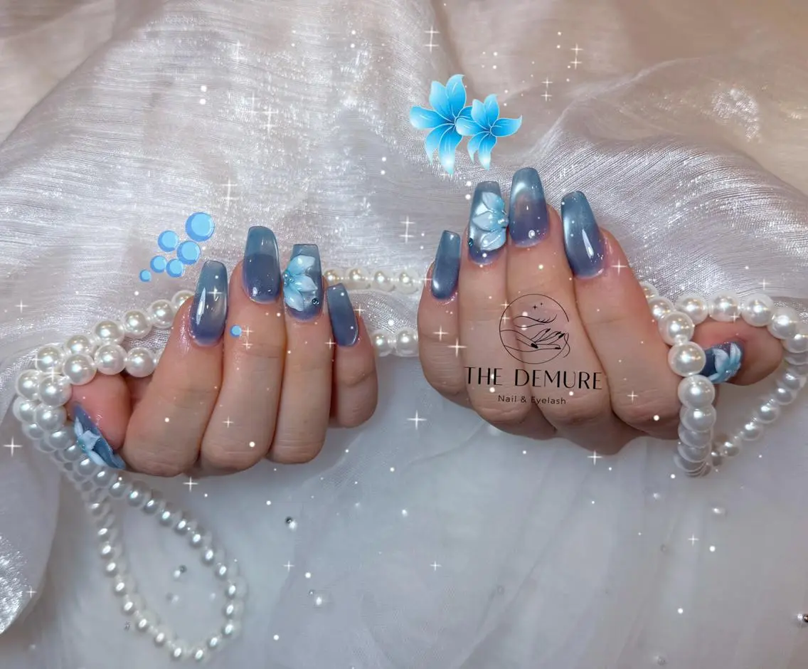 ネイル アートネイル 韓国ネイル マグネットネイル オフィスネイル スカルプネイル ハンドネイル ハンドケア NailDemure 【銀座店】のネイルデザイン