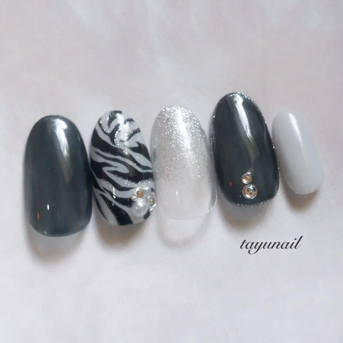 ネイル アートネイル ジェルネイル パラジェル ハンドネイル ネイルサロン 【たゆnail】のネイルデザイン