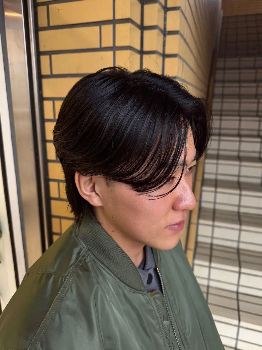 ショート パーマ メンズ メンズパーマ カット パーマ メンズパーマ特化/ むらたのヘアスタイル