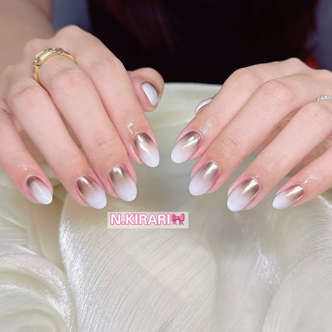 ネイル ミラーネイル ハンドネイル ハンドケア N.KIRARI nail salonのネイルデザイン