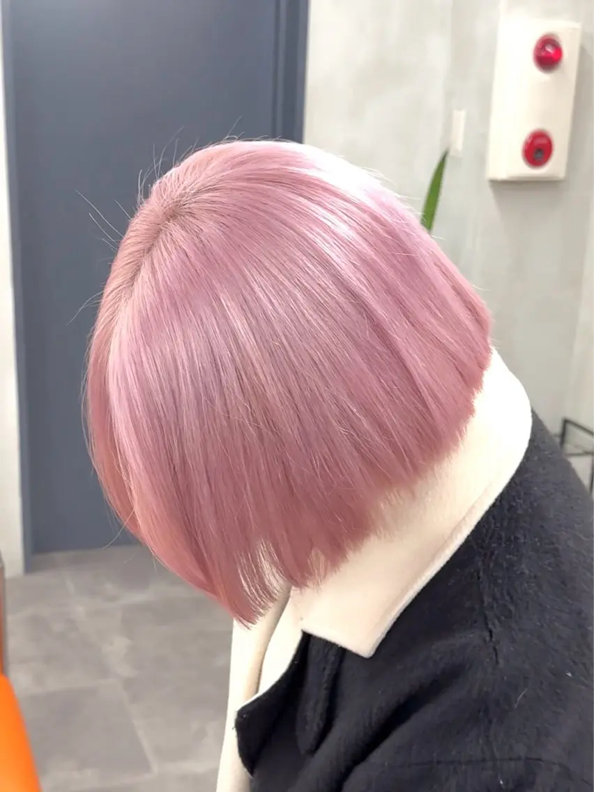 ミディアム カラー ブリーチ　ハイトーン 特化🌈フジタハルキのヘアスタイル