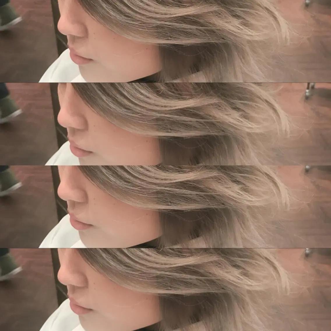 カラー ブリーチ 小森谷 亮太のヘアスタイル